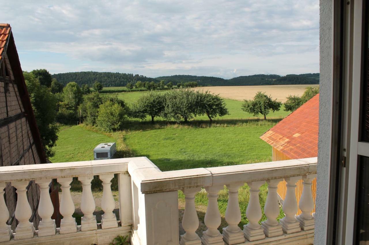 BIO-Bauernhof Rhön Schleid Exterior foto